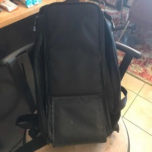 Backpack for enteral feeding pump